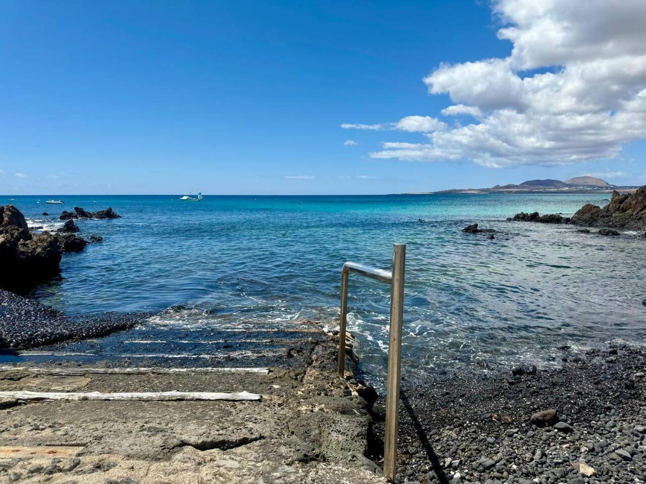 Gran Terraza 1 Minuto De Las Piscinas Naturales Punta Mujeres Kültér fotó