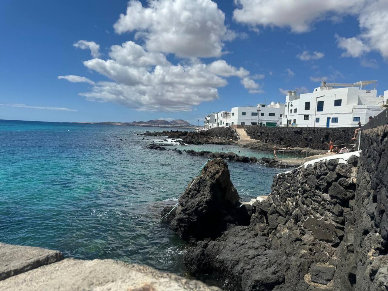 Gran Terraza 1 Minuto De Las Piscinas Naturales Punta Mujeres Kültér fotó