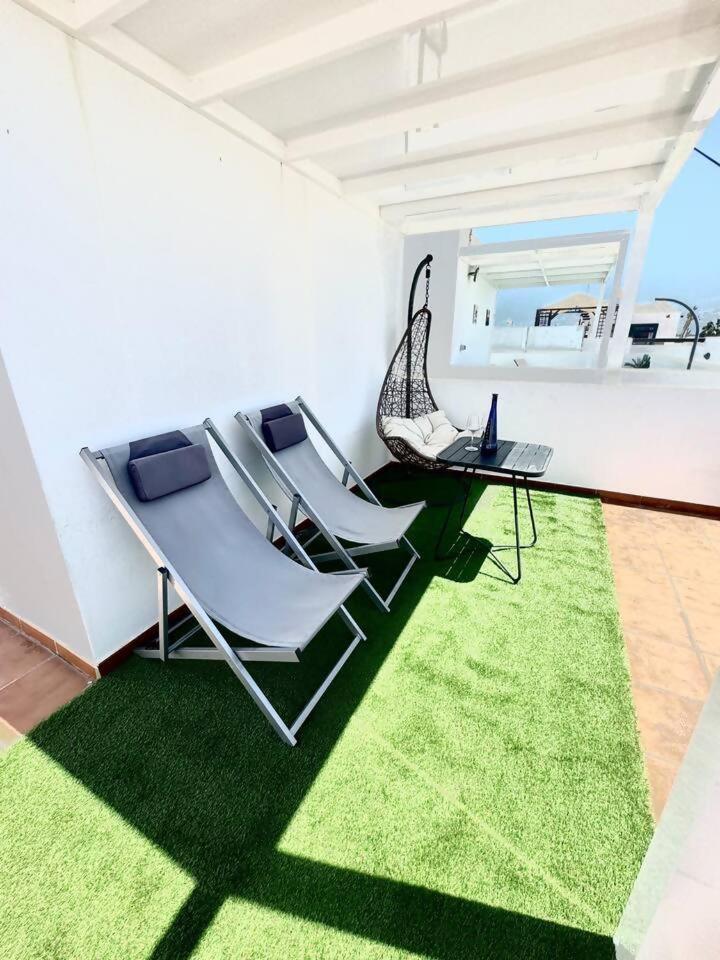 Gran Terraza 1 Minuto De Las Piscinas Naturales Punta Mujeres Kültér fotó