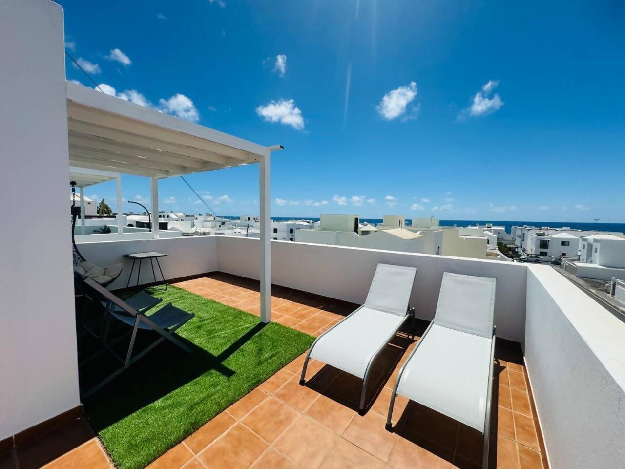 Gran Terraza 1 Minuto De Las Piscinas Naturales Punta Mujeres Kültér fotó