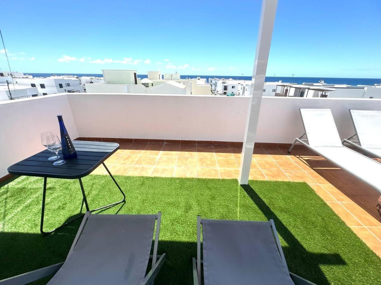 Gran Terraza 1 Minuto De Las Piscinas Naturales Punta Mujeres Kültér fotó