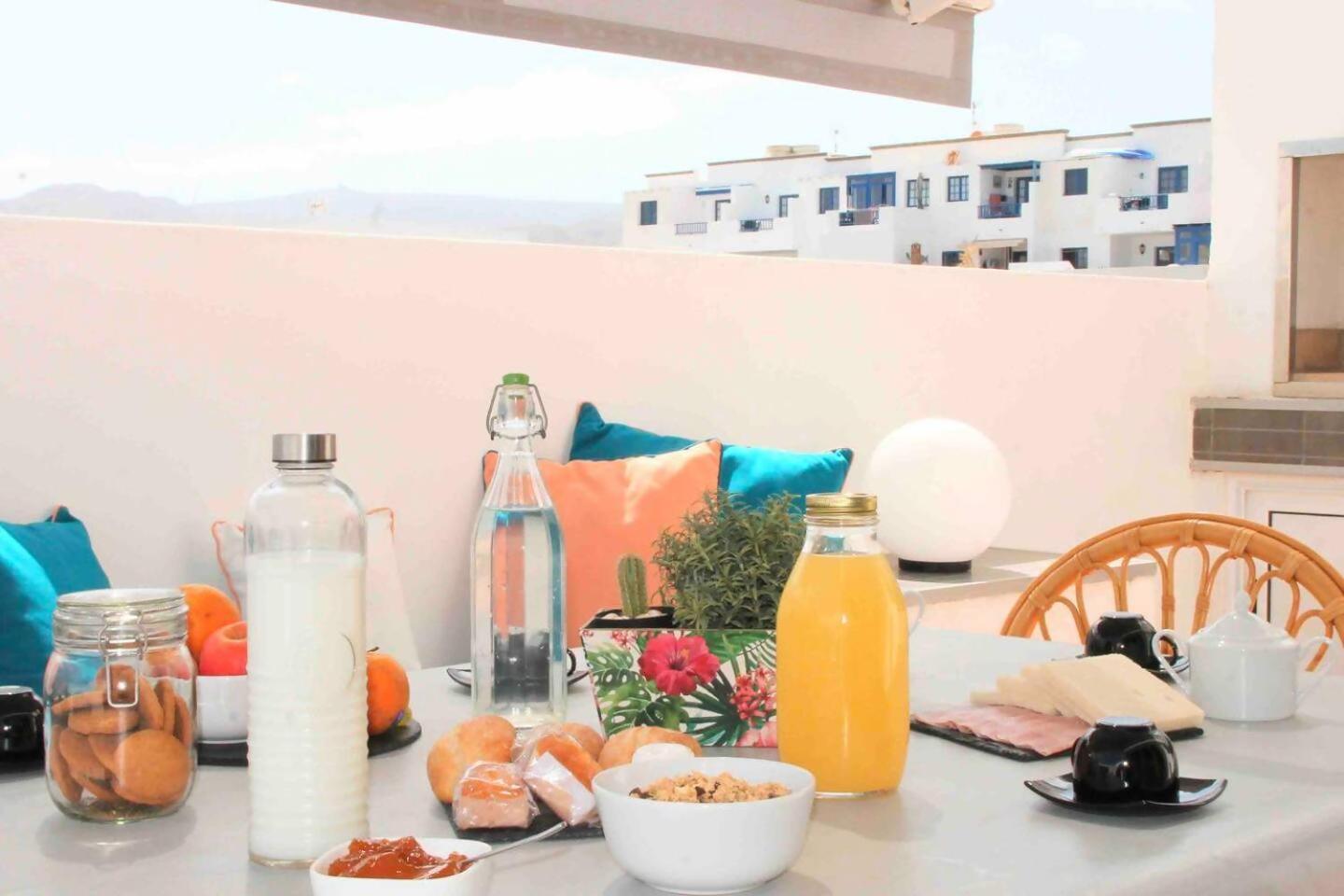 Gran Terraza 1 Minuto De Las Piscinas Naturales Punta Mujeres Kültér fotó