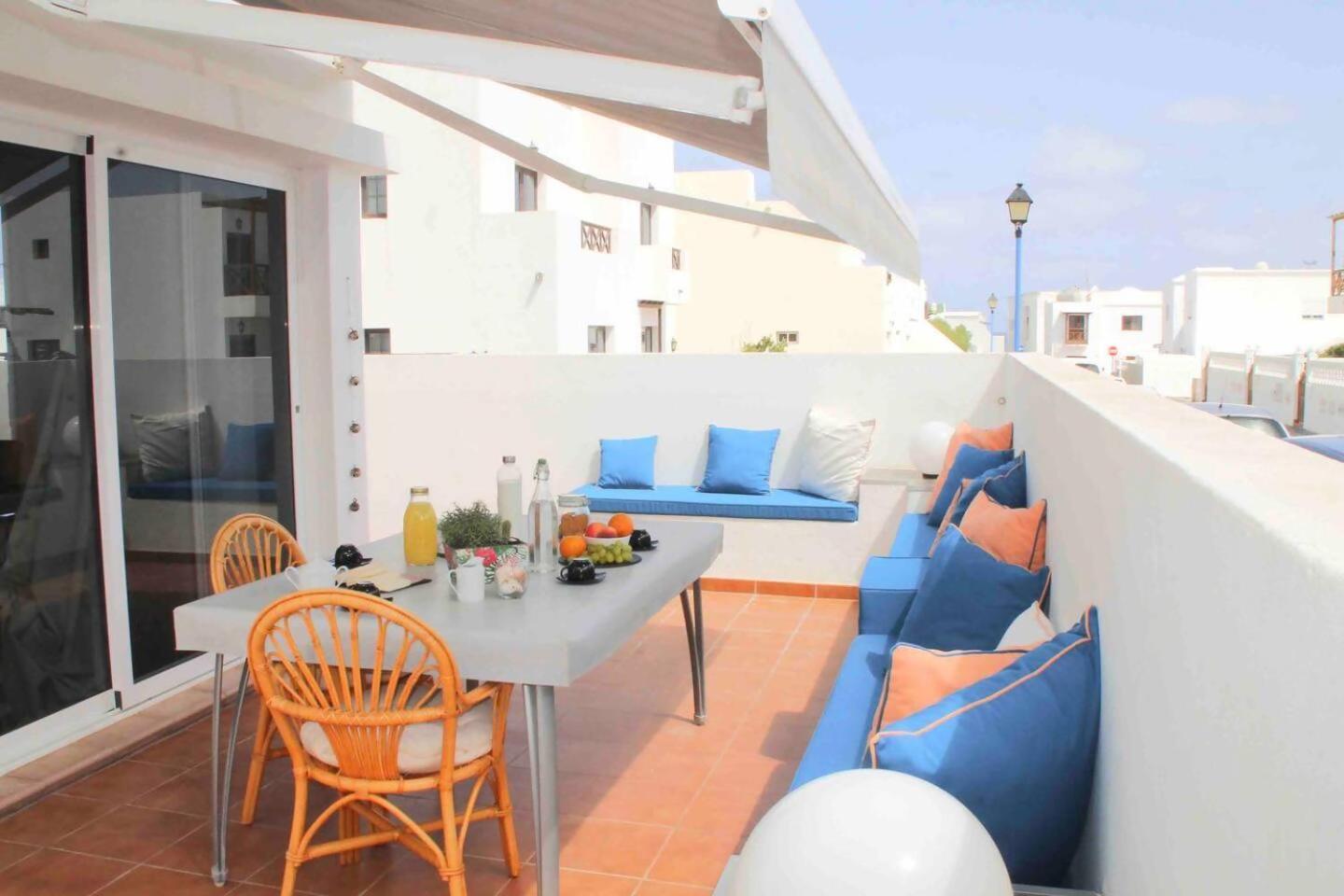 Gran Terraza 1 Minuto De Las Piscinas Naturales Punta Mujeres Kültér fotó
