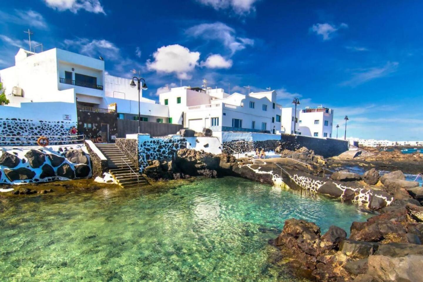 Gran Terraza 1 Minuto De Las Piscinas Naturales Punta Mujeres Kültér fotó
